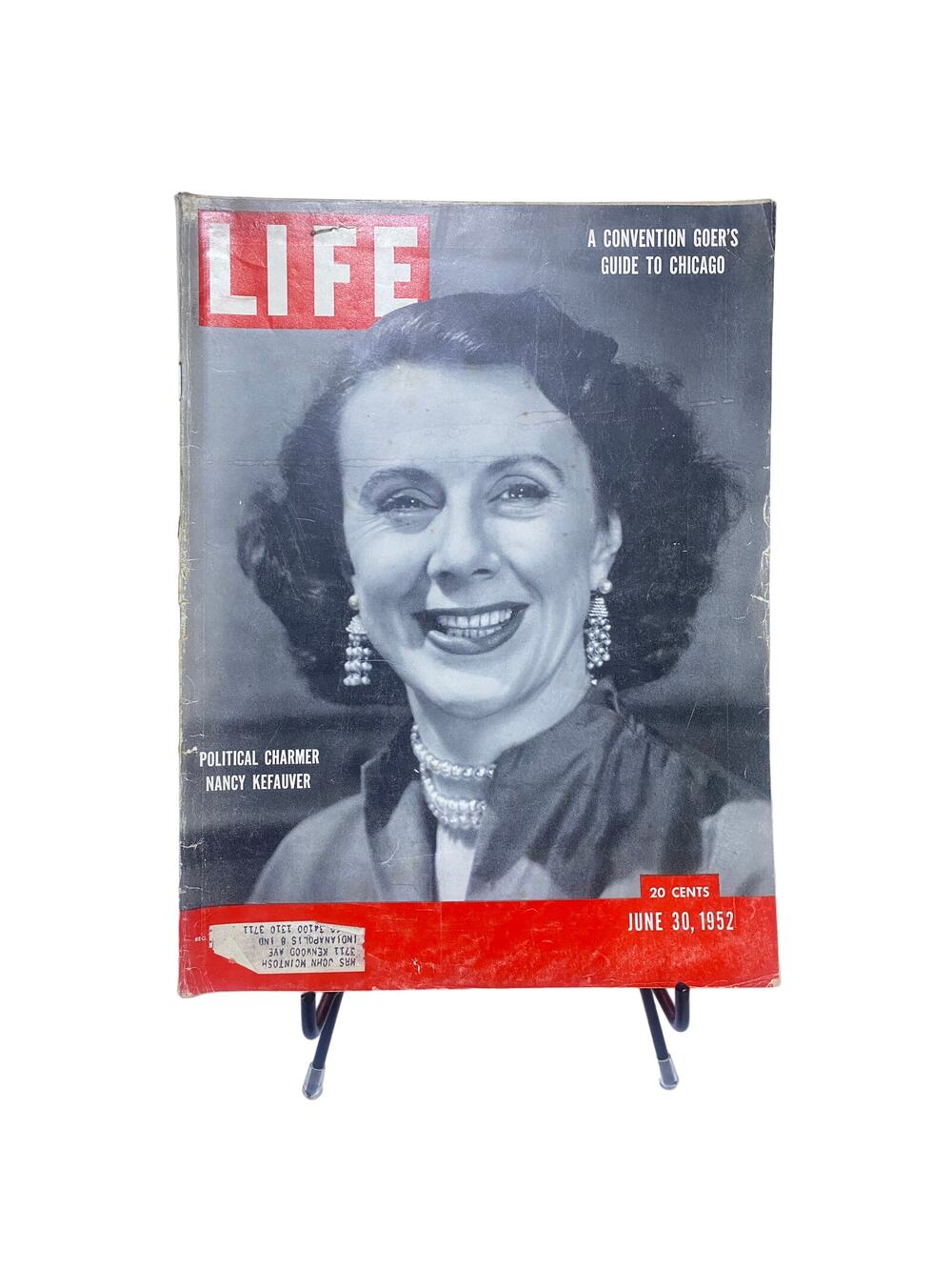 LIFE Magazine June 30 1952 Nancy Kefauver Cover Chicago Convention Guide